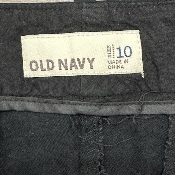 Women’s Old Navy M Medium 10 Skirt Black 4 Pocket Stretch NWOT - Picture 6 of 9